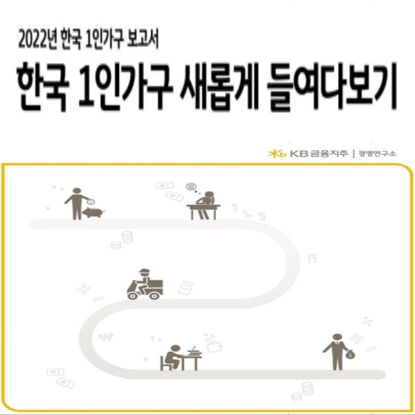  22년 1인가구 현황과 리치싱글 소득기준(KB금융 경영연구소)