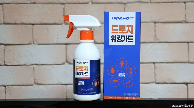  집벌레퇴치 드로지 워킹가드로 해결.