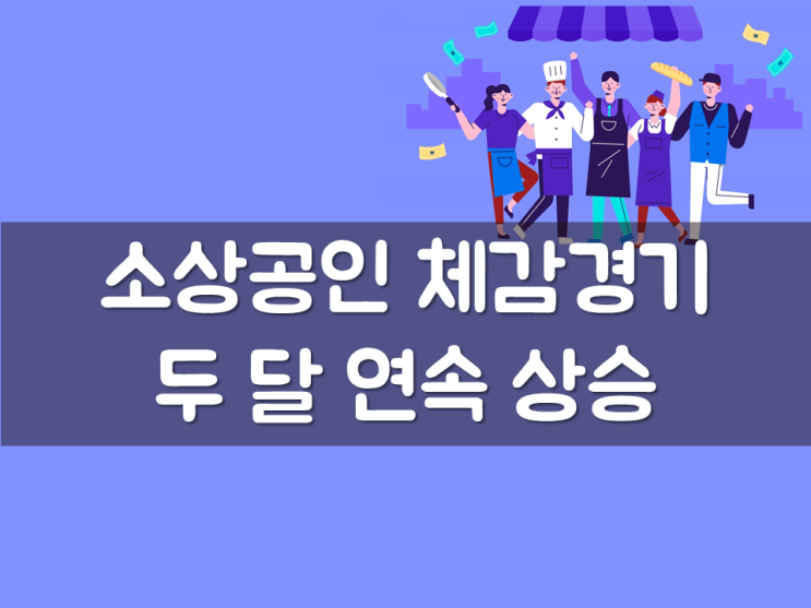  소상공인 체감경기 두 달 연속 상승