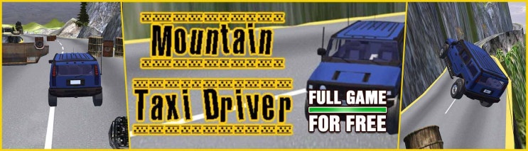  인디갈라에서 무료 배포 중인 산악 장애물 레이싱 게임(Mountain Taxi Driver)