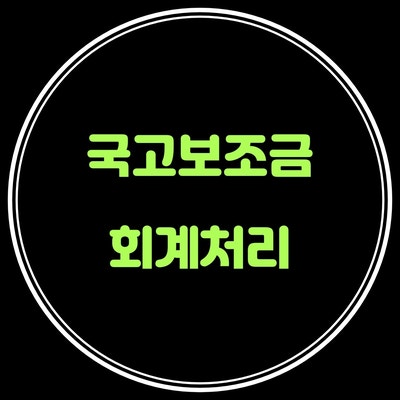  자산취득 목적의 국고보조금 회계처리