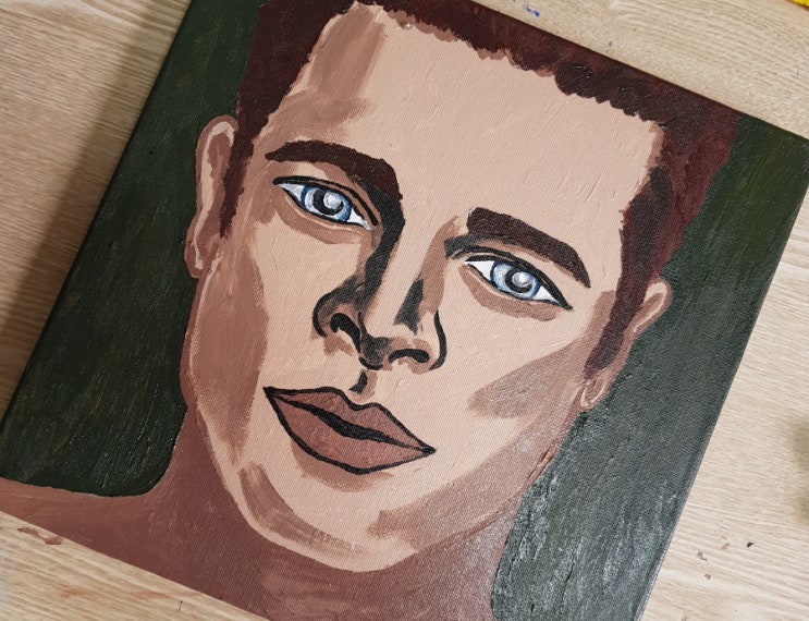  감성액자 "1" Brad Pitt