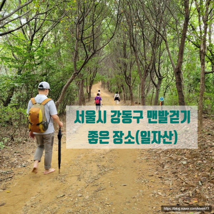 서울시 강동구 맨발걷기 좋은 장소 추천(좋은길)(일자산 둘레길)