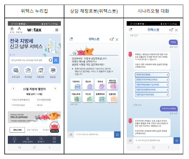 주정차위반과태료 등 세외수입 24시간 채팅로봇으로 상담하세요_행정안전부 주정차위반과태료 등 세외수입 24시간 채팅로봇으로 상담하세요_행정안전부