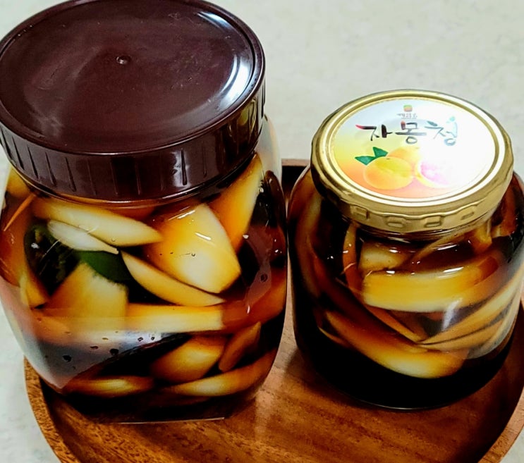  후다닥 양파장아찌만들기 곰표장아찌간장소스 후기