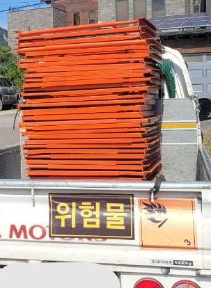  인천현장 엘레베이터난간대 판매출고