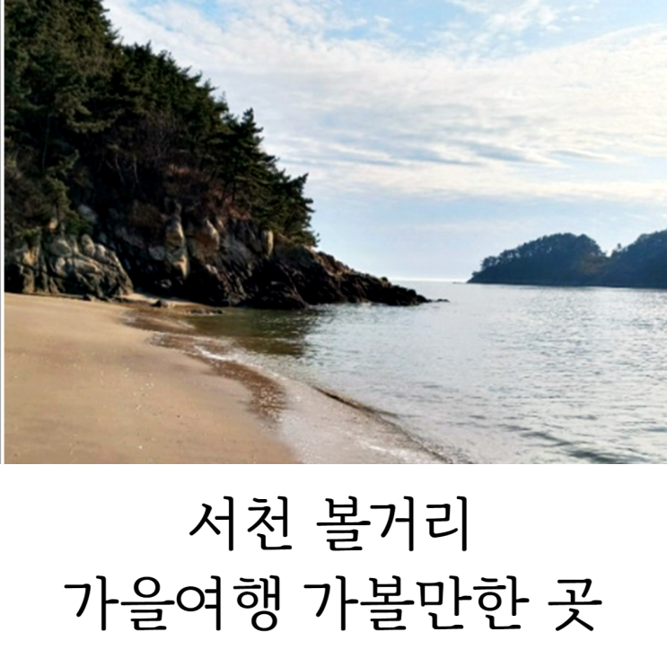  서천 볼거리 가을여행 가볼만한곳