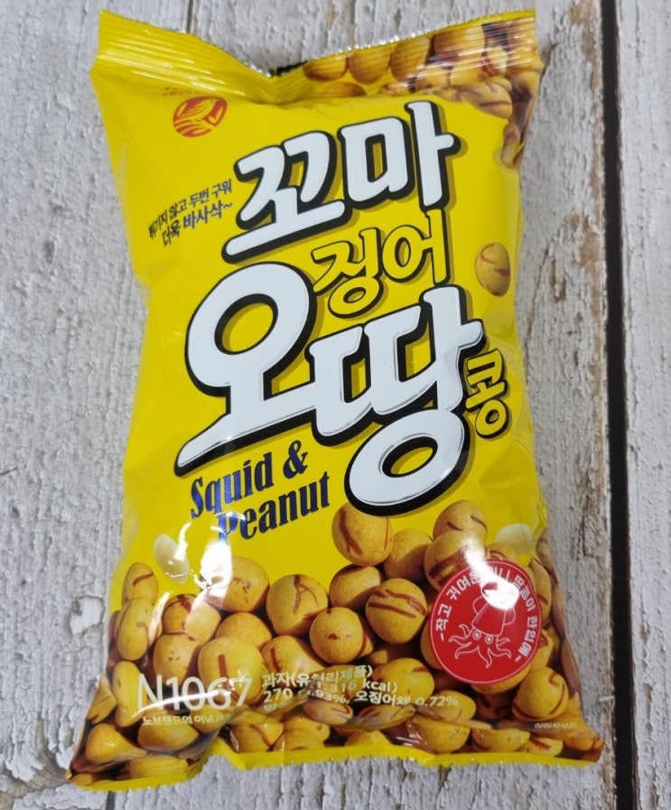  노브랜드 꼬마오징어 땅콩