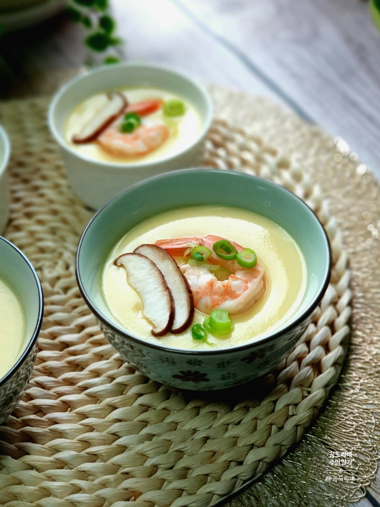  자완무시 일식 계란찜 부드러운 푸딩 계란찜 만들기