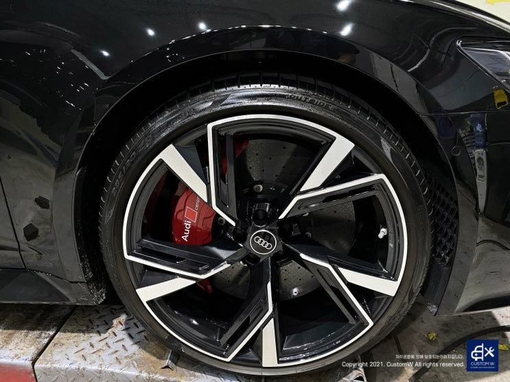 아우디 RS6 아반트 다이아몬드 컷팅 휠수리 휠복원