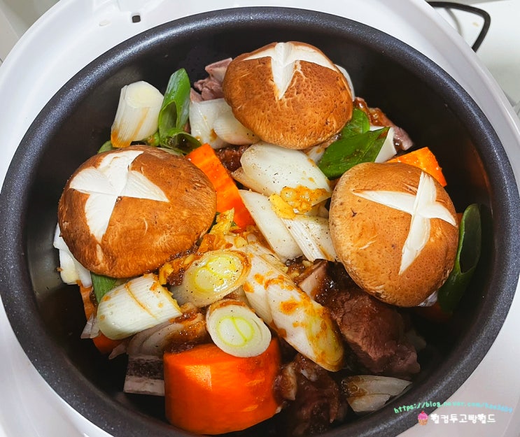  남편 생일 상 차리기 간단한 갈비찜 만드는 방법