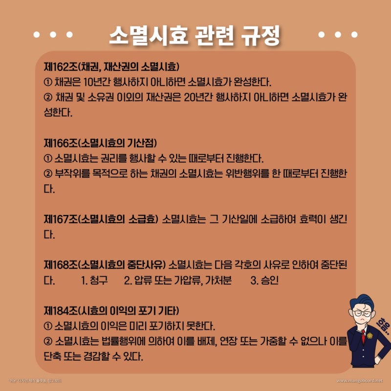 소멸시효와 제척기간의 차이점 관련 이미지 2