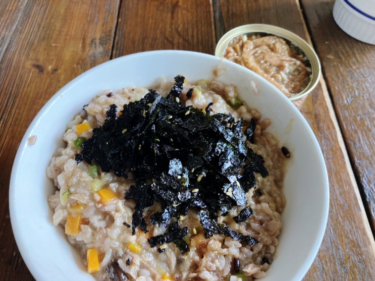  참치야채죽 끓이는법 따라하기 쉬워요!