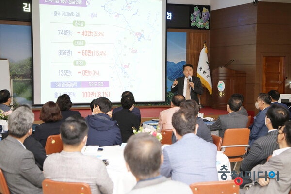  김영환 지사 옥천군 방문, 군민 의견 청취 시간 가져