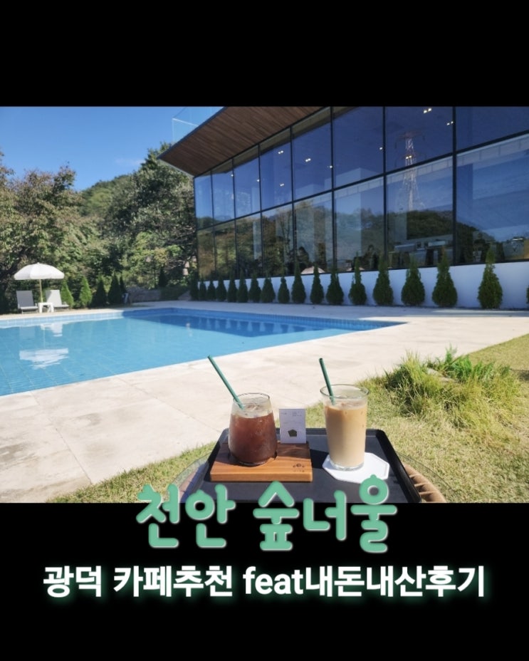  숲너울 [충남 천안 광덕 카페추천 feat내돈내산후기]