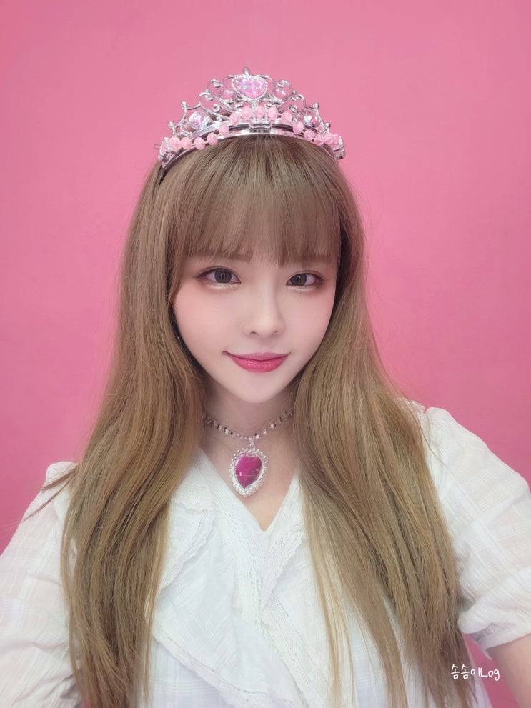 블챌 생일케이크 한소희 목걸이 놀이 범계 인생네컷