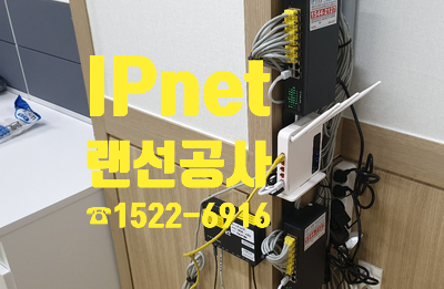  강원도 횡성 천장 랜선 공사 및 스위치 설치 사례