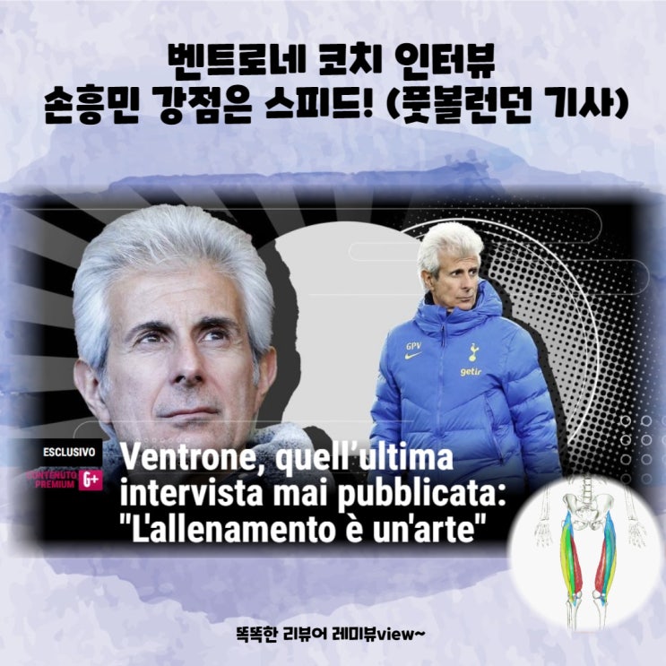 벤트로네 코치 인터뷰 손흥민 강점은 스피드! (풋볼런던 기사) 벤트로네 코치 인터뷰 손흥민 강점은 스피드! (풋볼런던 기사)