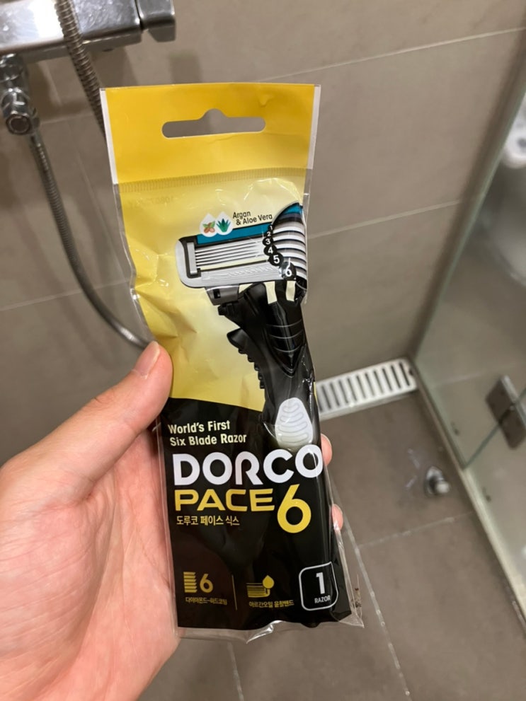 도루코 일회용 면도기 pace 6 사용기 도루코 일회용 면도기 pace 6 사용기
