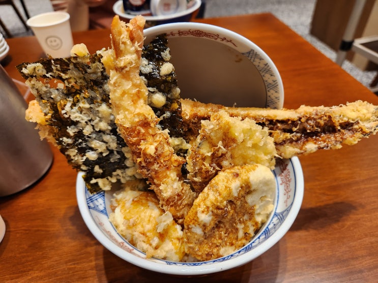  야당역 맛집 온센 파주점 아나고텐동 텐동 처음 먹어본 후기