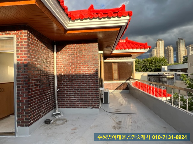  수성구중동주택월세  들안길네거리 인근 단독주택 내부올수리 2층 독채 월세임대
