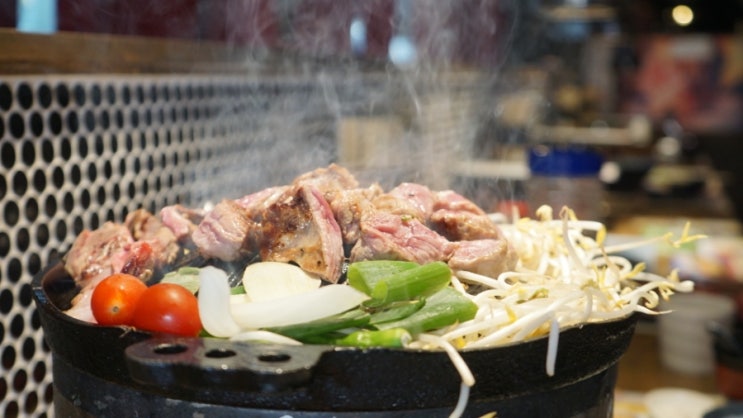 부평맛집 히츠지야 - 북해도식 징기스칸 양고기 무한리필코스와 낮술! ㅋ