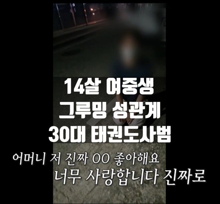  14살 여중생 제자와 성관계 30대 태권도사범 미성년자의제강간 혐의 경찰수사