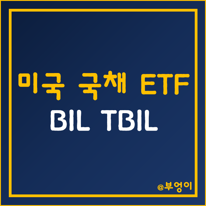 미국 월배당 국채 ETF - BIL, TBIL 주가 (단기 금리, 3개월 채권 투자, 금리인상 관련주, 환율 상승 수혜주, 초단기 듀레이션)