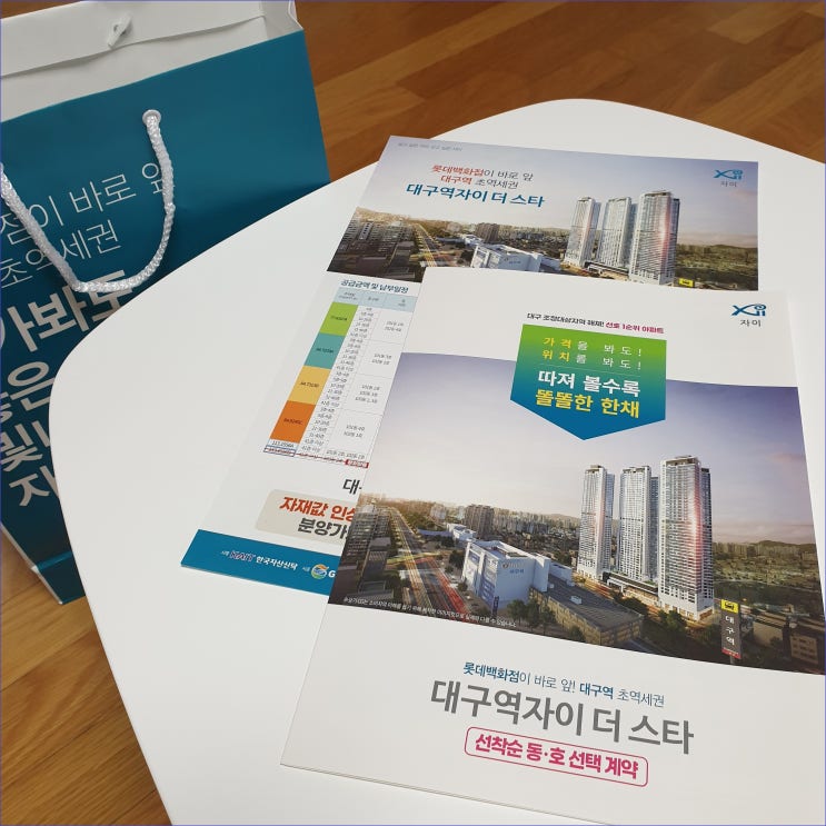  (블챌 일기)_생애 첫 모델하우스 방문_대구역 자이더스타 분양가