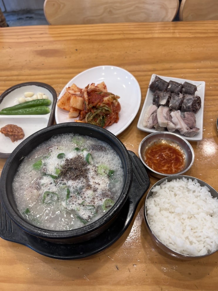 창동역 순댓국 맛집