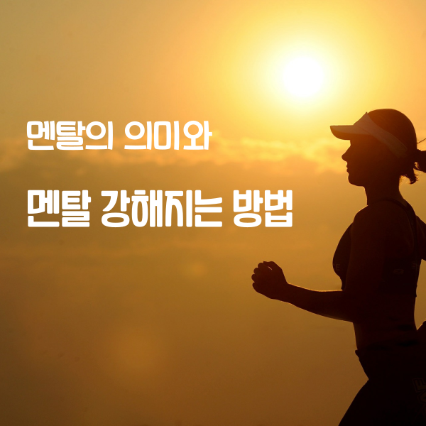 멘탈 강해지는 법, 멘탈 뜻, 소개해 드립니다~