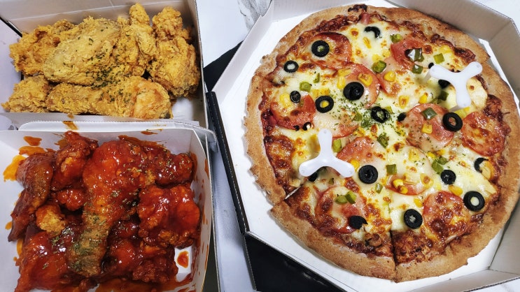  찰떡같았던 독산동 치킨 피자 한번에 배달 큰손1치킨2피자