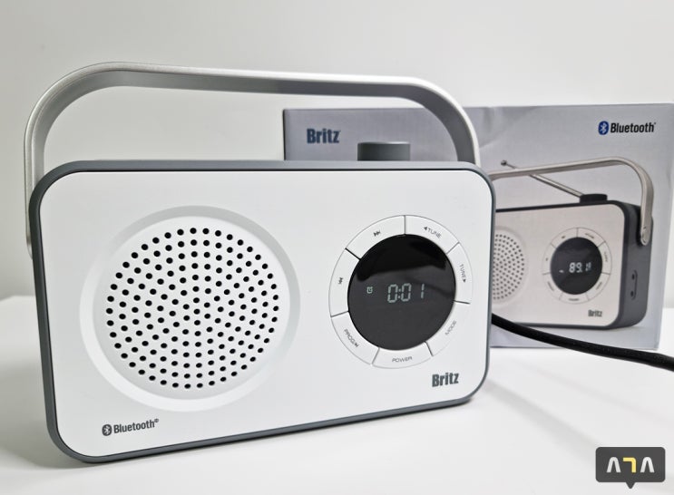 브리츠 BZ-R800BT 라디오 블루투스 스피커 감성 인테리어와 캠핑에서 휴대