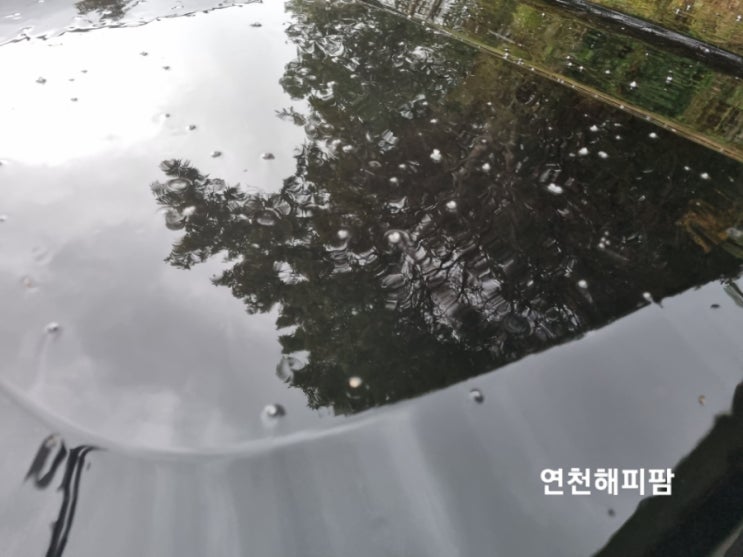  우박이 내린 날 2022년 10월 10일