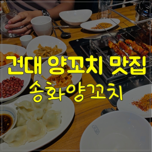 건대양꼬치골목에서 유명한 송화양꼬치 다녀왔어요!!