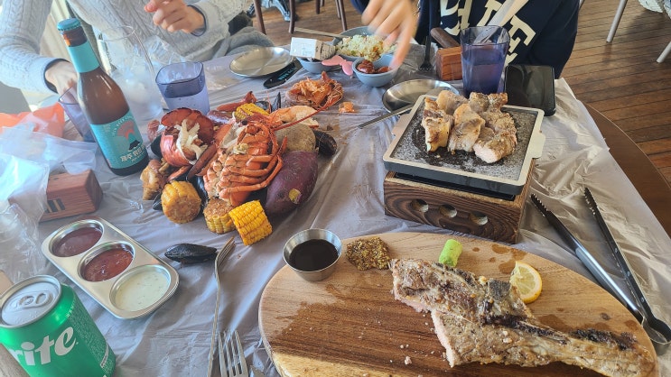 제주 용두암맛집 더비치크랩 활랍스타와 돈마호크