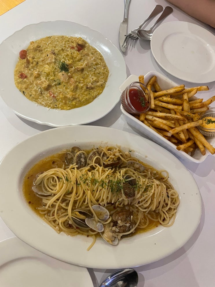  부천 예쁜 파스타 맛집 투파인드피터, 케이준 프라이까지 맛있다!