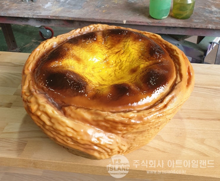  에그타르트 스티로폼조각/ EPS 홍보 조형물