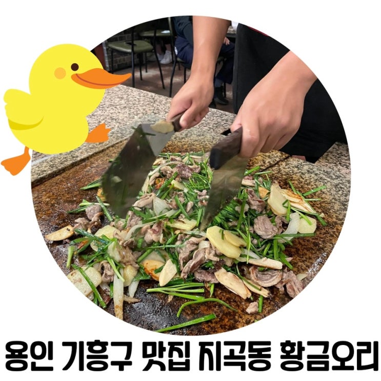 [용인 기흥구 맛집] 용인 지곡동'황금오리' 오리 로스 맛집