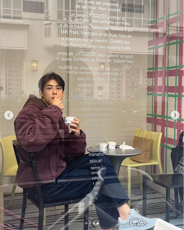  차은우  인스타그램 사복 패션