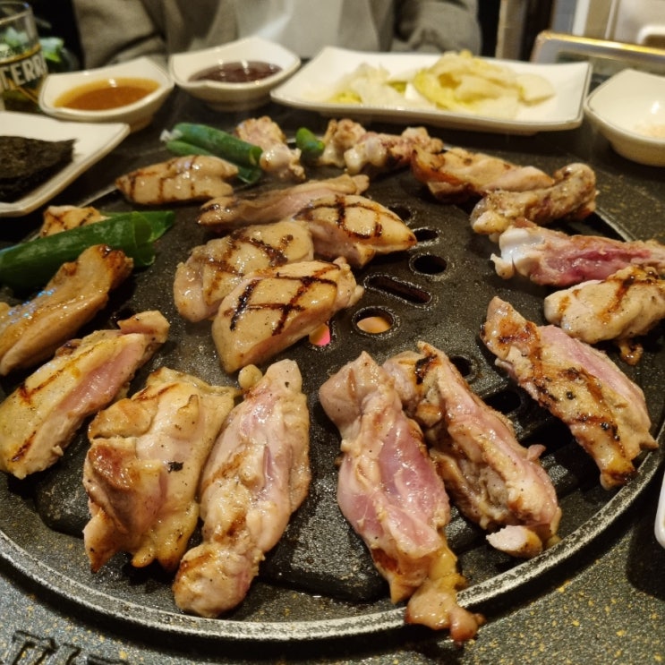  이수역 모임 -  팔각도 이수역점, 숯불닭갈비와 닭목살이 맛있었다