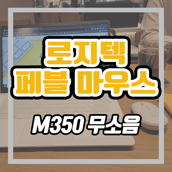  로지텍 페블 마우스 후기 (ft. M350 무소음 마우스)