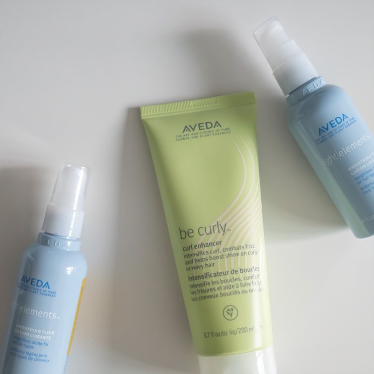 아베다 AVEDA 라이트 엘레먼츠 스무딩 플루이드 에센스, 비 컬리 컬 인핸서 컬크림 내돈내산 인생템 추천