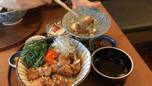  [일본식 덮밥맛집] 항정살동과 가지동이 맛있는 동동가정식덮밥 / 마포구청 맛집  / 가라아게도 맛있어요 