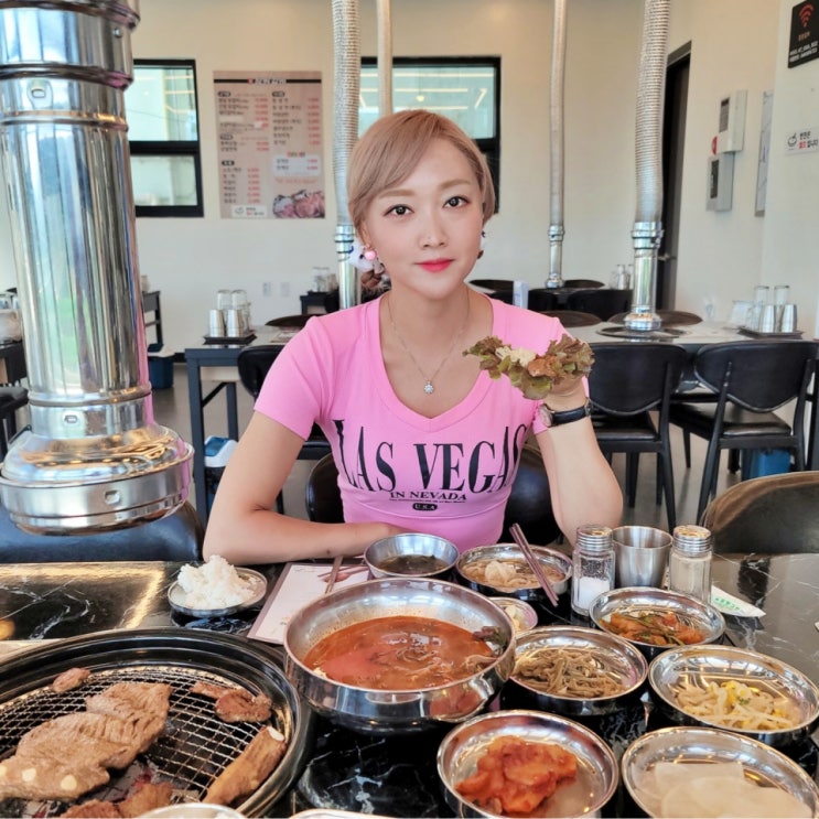  강원도 영월맛집 장원갈비 참숯 초벌구이 편해요