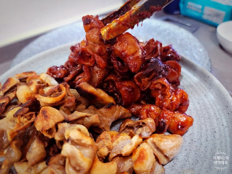  매일푸드 홈술 술안주 돼지곱창 & 양념곱창 집에서 맛있게 구워먹자!