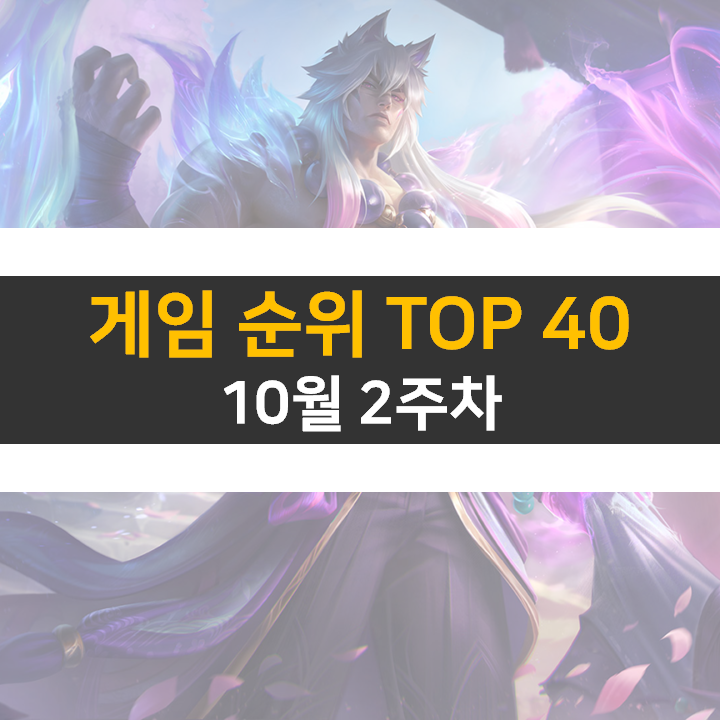 모바일, PC 온라인, 스팀 게임 순위 (2022년 10월 2주 차) 모바일, PC 온라인, 스팀 게임 순위 (2022년 10월 2주 차)