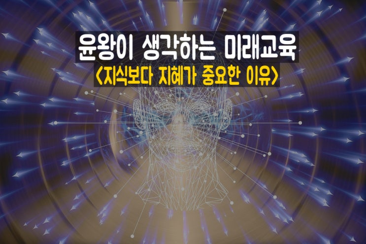  윤왕이 생각하는 미래교육 (ft. 지식보다 지혜가 중요한 이유)