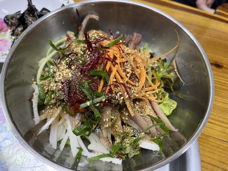  울릉도 맛집, 꽁치물회 원조집! "만광식당"