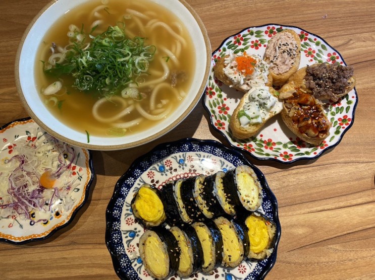 부산 해운대 맛집 - 유부초밥이랑 우동이 맛있는 점심 맛집, 유카레